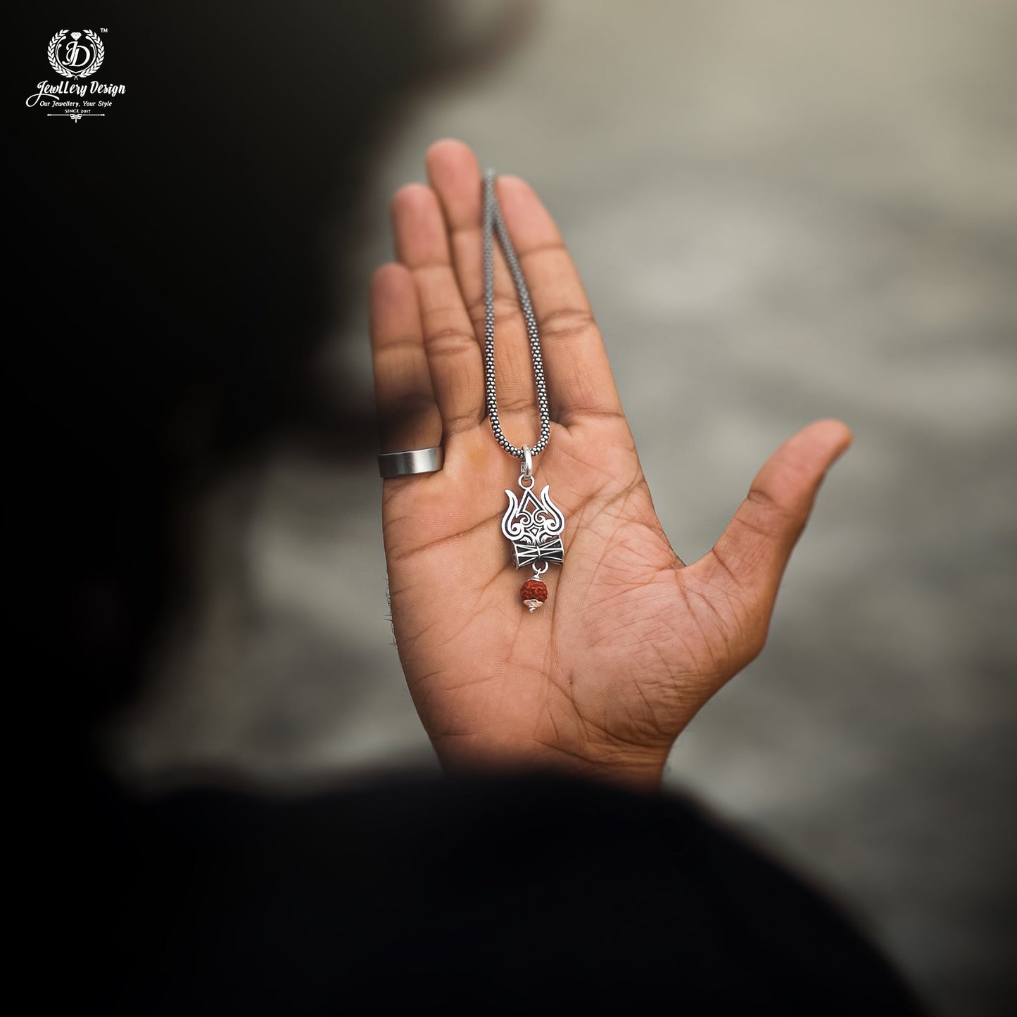 Carry the Energy of Lord Shiva – Buy the Trishul Damru Rudraksha Pendant Chain Now