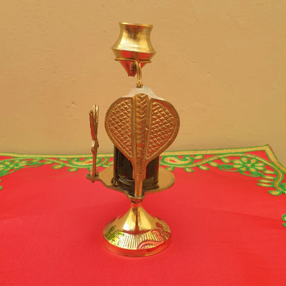 Lord Shiva Lingam Stand with Water Fountain for Home Temple Pooja